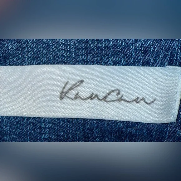 KanCan Flare Jeans With Frayed Hem, Size 15/31 - Picture 3 of 5